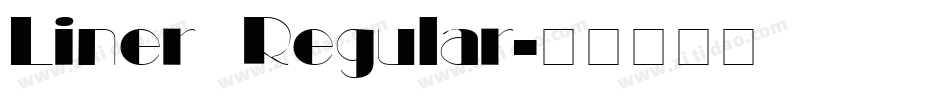 Liner Regular字体转换